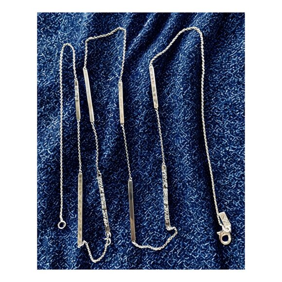 Silpada Jewelry - Vintage Silpada "Fine Lines" Necklace.925 Engraved and Hammered Silver N3020